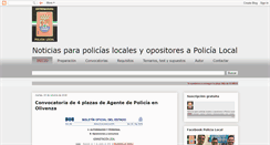 Desktop Screenshot of policialocalextremadura.blogspot.com