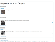 Tablet Screenshot of despiertazaragoza.blogspot.com