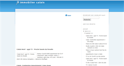 Desktop Screenshot of immobiliercalais-36.blogspot.com