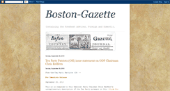 Desktop Screenshot of boston-gazette.blogspot.com