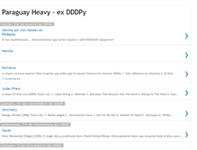 Tablet Screenshot of paraguayheavy.blogspot.com