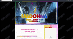 Desktop Screenshot of madonnatour2009.blogspot.com