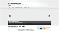 Desktop Screenshot of msupharmacy.blogspot.com