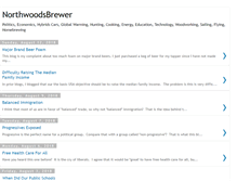 Tablet Screenshot of northwoodsbrewer.blogspot.com