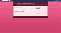 Desktop Screenshot of daniraspecialmemories.blogspot.com