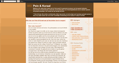 Desktop Screenshot of pein-koraal.blogspot.com