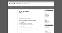 Desktop Screenshot of ictsmktsni.blogspot.com