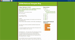 Desktop Screenshot of gpmnnationaldelegate.blogspot.com