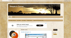 Desktop Screenshot of jer-skepticscorner.blogspot.com