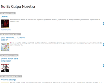 Tablet Screenshot of noesculpanuestra.blogspot.com