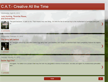Tablet Screenshot of creativeallthetime.blogspot.com