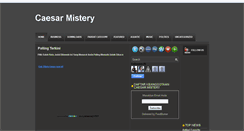 Desktop Screenshot of caesarmistery.blogspot.com