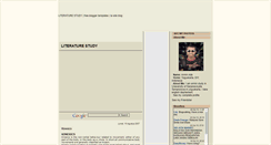 Desktop Screenshot of literaturework.blogspot.com