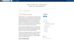 Desktop Screenshot of brokenrelationshipsrestoring.blogspot.com