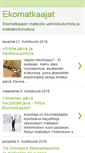 Mobile Screenshot of ekomatkaajat.blogspot.com