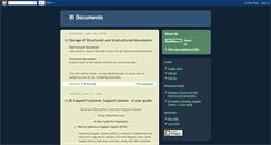 Desktop Screenshot of bi-docs.blogspot.com