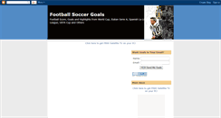Desktop Screenshot of footballsoccergoals.blogspot.com