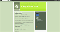 Desktop Screenshot of marioyjavi.blogspot.com