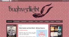 Desktop Screenshot of buchverliebt.blogspot.com