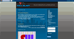 Desktop Screenshot of fullblastproductions.blogspot.com