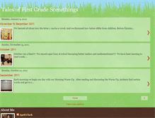 Tablet Screenshot of firstgradesomethings.blogspot.com