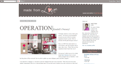 Desktop Screenshot of madefromlovenc.blogspot.com