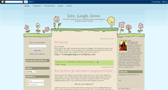 Desktop Screenshot of livelaughandgrow.blogspot.com