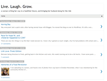 Tablet Screenshot of livelaughandgrow.blogspot.com