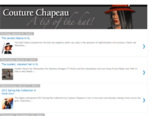 Tablet Screenshot of couturechapeau.blogspot.com