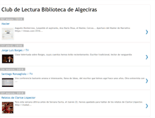 Tablet Screenshot of clubdelectura-bibliotecadealgeciras.blogspot.com