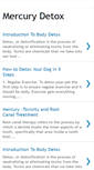 Mobile Screenshot of mercury-detox.blogspot.com