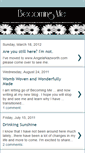 Mobile Screenshot of becomingmethruhim.blogspot.com