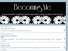 Tablet Screenshot of becomingmethruhim.blogspot.com