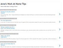Tablet Screenshot of annesworkathometips.blogspot.com