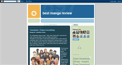 Desktop Screenshot of bestmangareview.blogspot.com