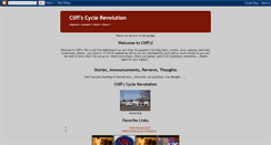 Desktop Screenshot of cliffscyclerevolution.blogspot.com