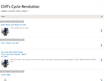 Tablet Screenshot of cliffscyclerevolution.blogspot.com