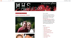 Desktop Screenshot of mhsclassof2001.blogspot.com