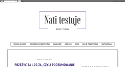 Desktop Screenshot of lakierkowe-szalenstwo.blogspot.com