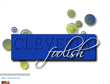 Tablet Screenshot of cleverlyfoolish.blogspot.com