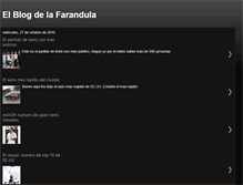 Tablet Screenshot of franci-elblogdelafarandula.blogspot.com