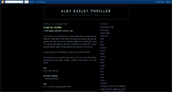 Desktop Screenshot of alexeasleythriller.blogspot.com