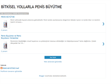 Tablet Screenshot of bitkiselyollarlapenisbuyutme.blogspot.com