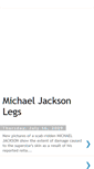 Mobile Screenshot of michaeljackson-legs.blogspot.com