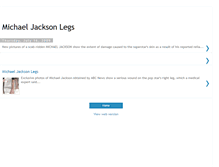 Tablet Screenshot of michaeljackson-legs.blogspot.com