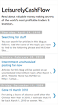 Mobile Screenshot of leisurelycashflow.blogspot.com