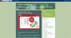 Desktop Screenshot of committobefitclub.blogspot.com