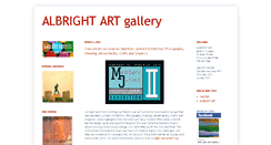 Desktop Screenshot of albrightartgallery.blogspot.com