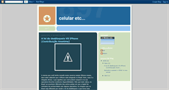 Desktop Screenshot of celularetc.blogspot.com