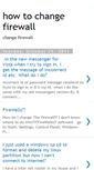 Mobile Screenshot of howtochangefirewall.blogspot.com